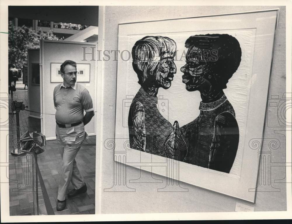 1983 Press Photo &quot;Black Arts Summer Experience&quot; at Grand Avenue Mall, Milwaukee - Historic Images