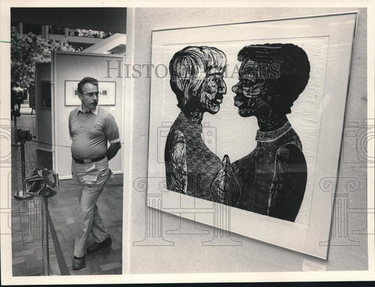 1983 Press Photo "Black Arts Summer Experience" at Grand Avenue Mall, Milwaukee - Historic Images