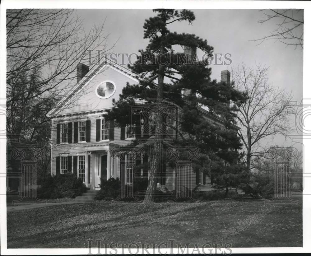 1982 Press Photo Historic Webster house at Greenfield Village in Michigan - Historic Images