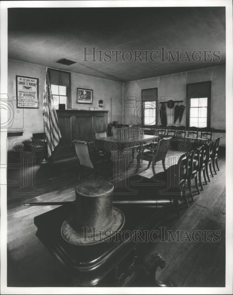 1982 Press Photo Logan County Courthouse at Greenfield Village, Michigan - Historic Images