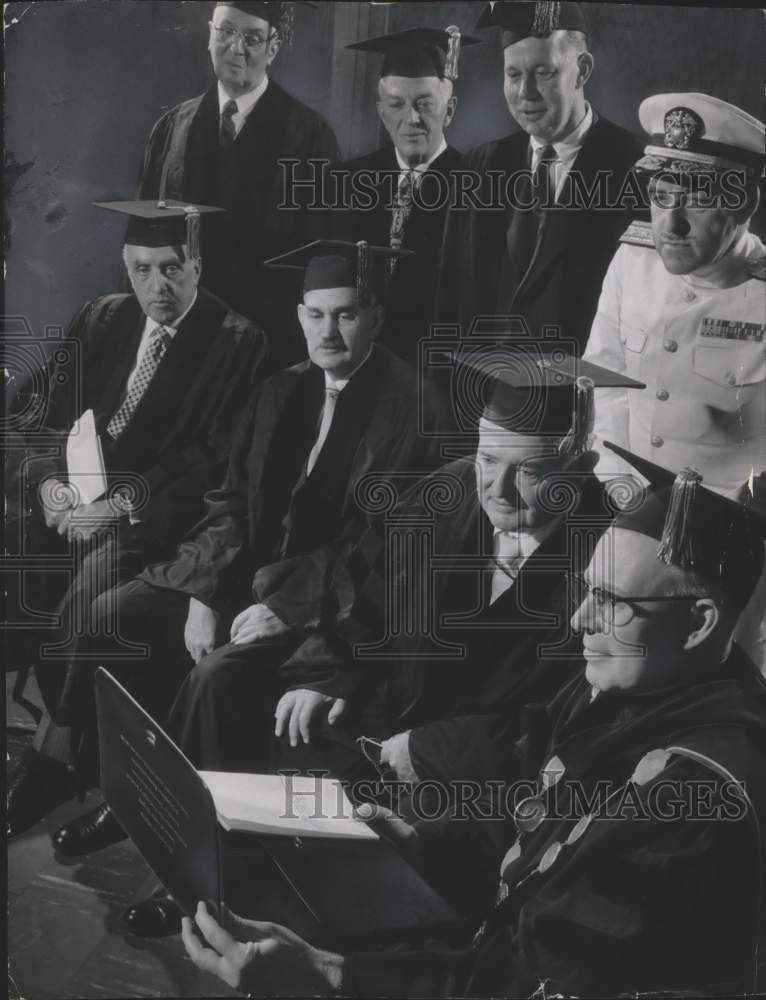 1956 Harry J. Grant, Others Receive Honorary Degrees, Marquette - Historic Images