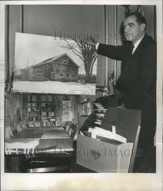 1952 Senator McCarthy's Investigators Find Documents in Barn - Historic Images