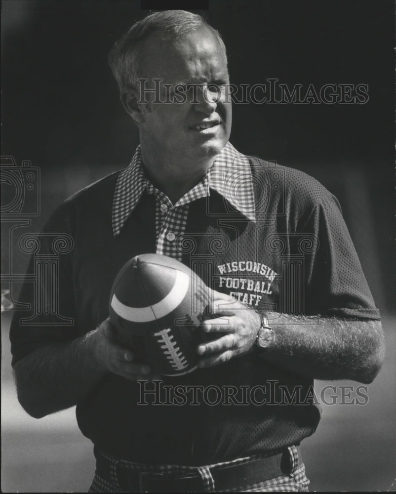 1978 Press Photo Dave NcClain Coach University of Wisconsin - mjb24921 - Historic Images