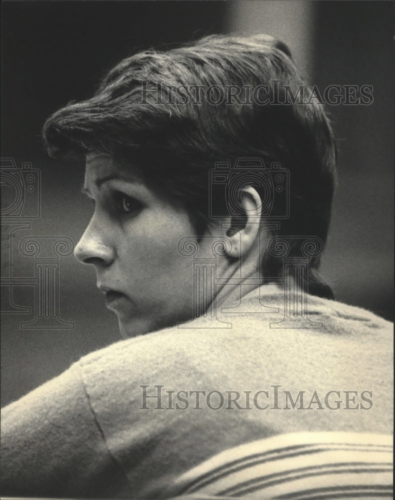 1985 Press Photo Diane L. Franke of Milwaukee was Arrested for Drunk Driving - Historic Images