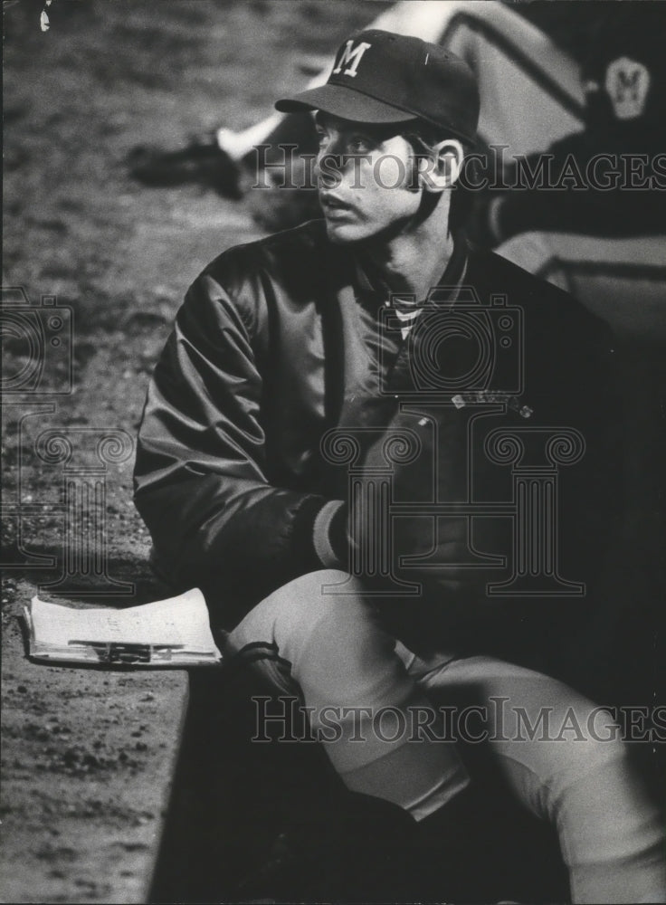 1972 Press Photo Baseball Player Bill Parsons - mjb25203 - Historic Images