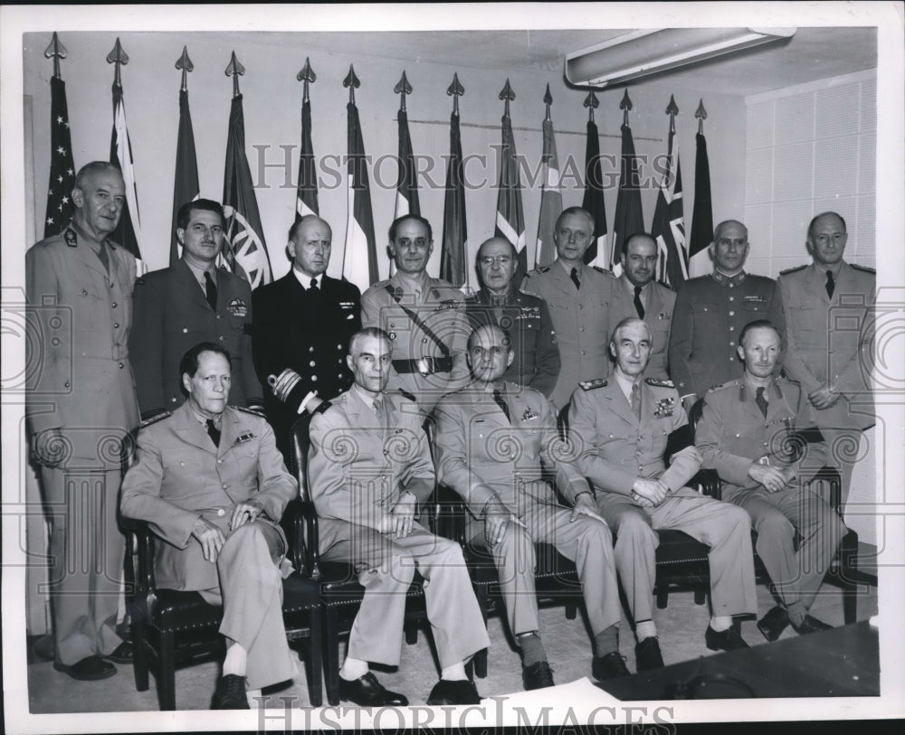 1952 Press Photo The North Atlantic Military Committee meets in Washington - Historic Images