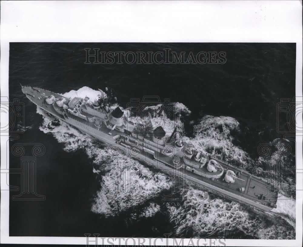 1970 Press Photo West German Ship Hessen at NATO Exercise in Montreal - Historic Images