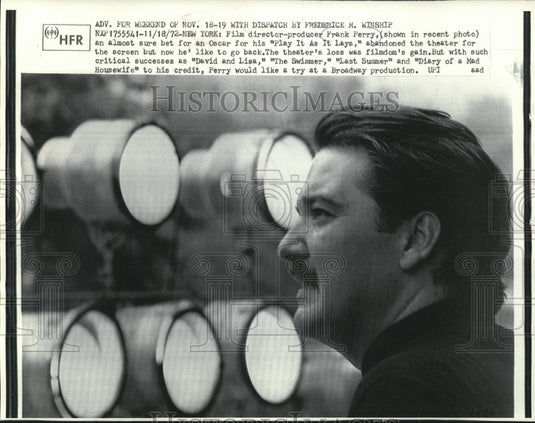 1972 Press Photo Frank Perry, film producer, New York. - mjb25606-Historic Images
