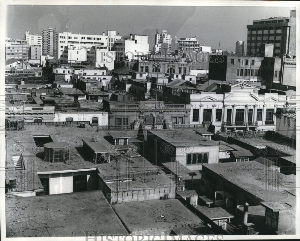 1970 Press Photo Rooftops in the City of Lima Peru - mjb25686 - Historic Images