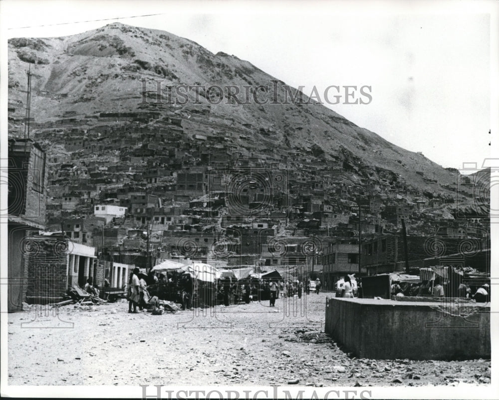 1970 Press Photo Barriadas, the Slums of Lima in Peru - mjb25687-Historic Images