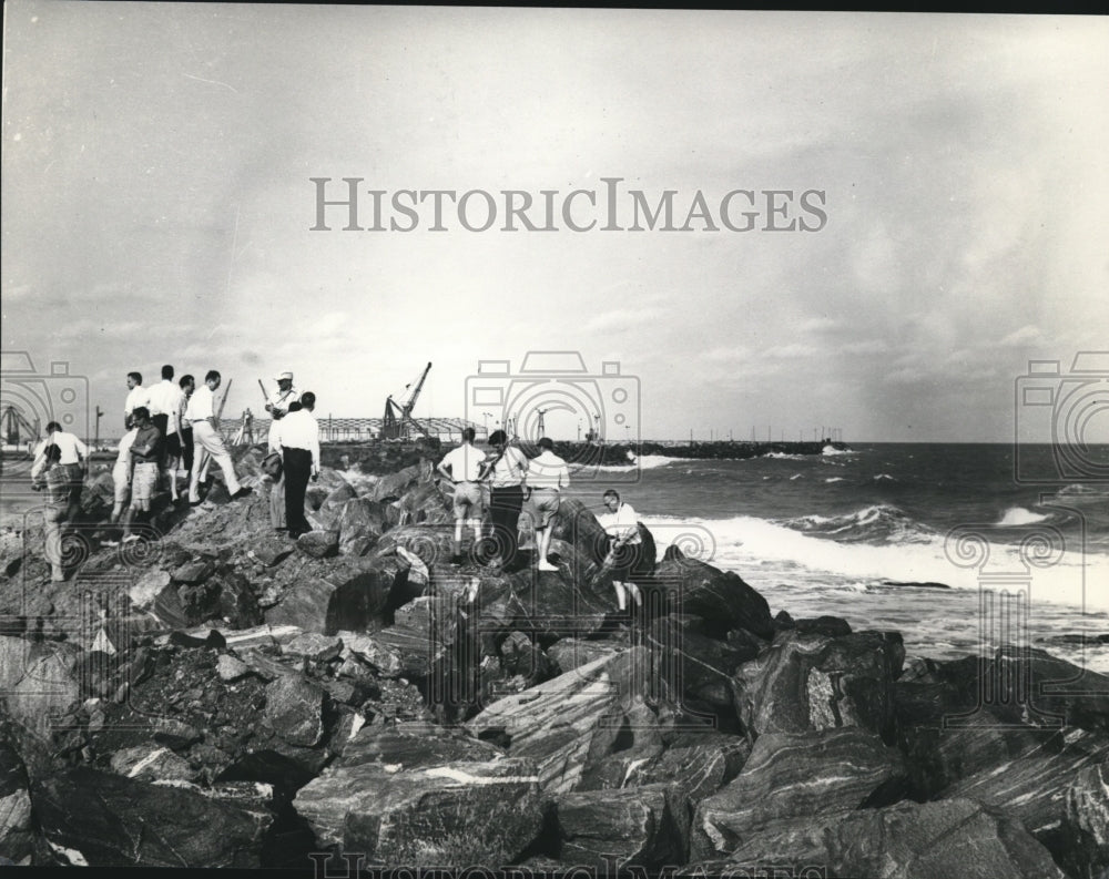 1958 New Harbor Construction at Tema, Ghana - Historic Images