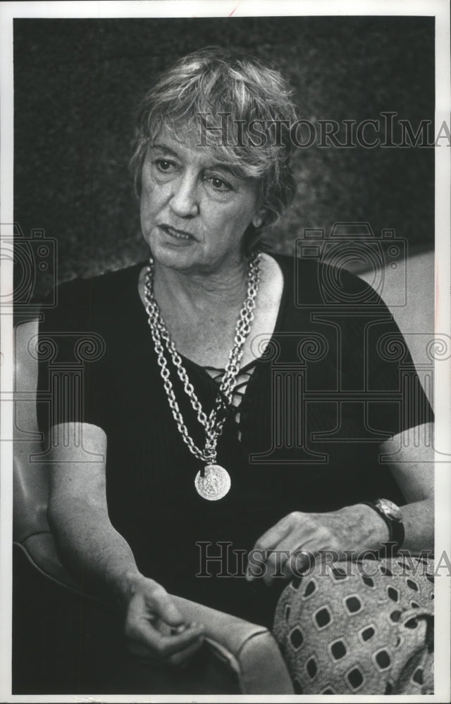 1972 Press Photo Author Marya Mannes - mjb26714 - Historic Images