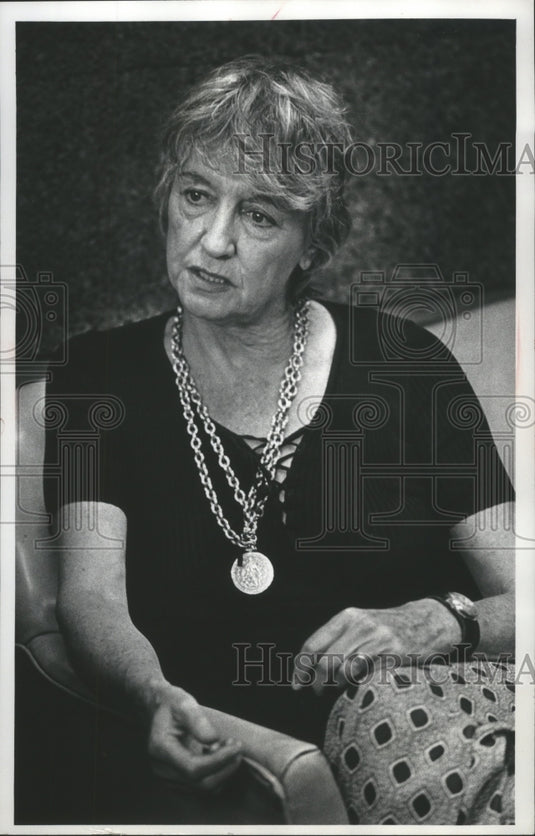 1972 Press Photo Author Marya Mannes - mjb26714 - Historic Images