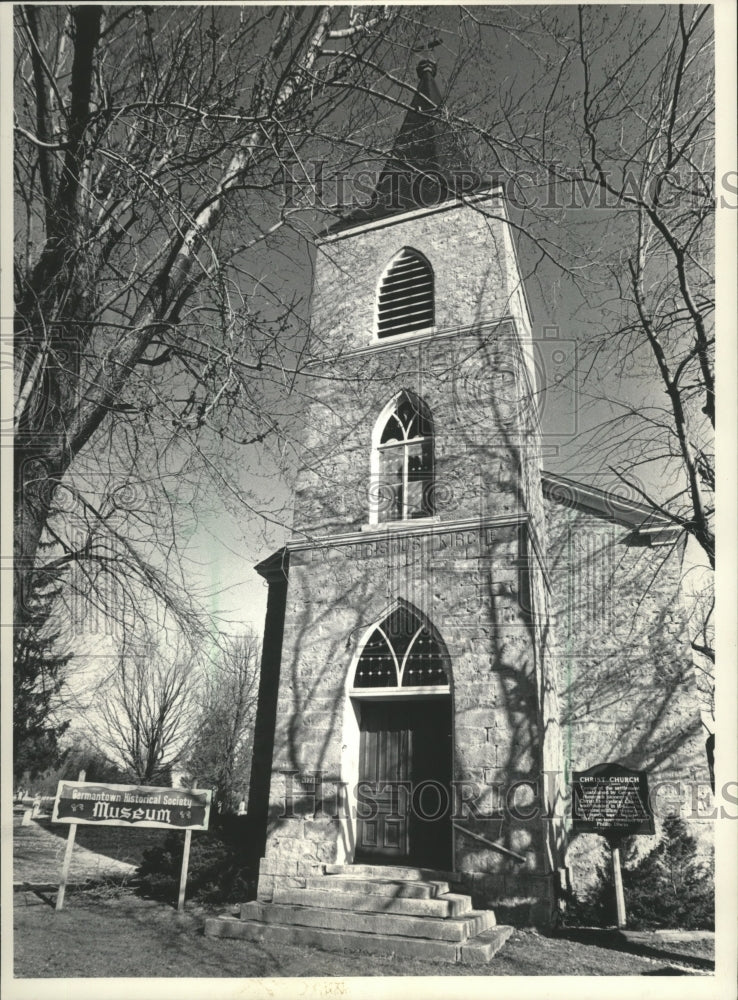 1985 Press Photo Christ Evangelical Church in Germantown, Wisconsin. - mjb26845 - Historic Images