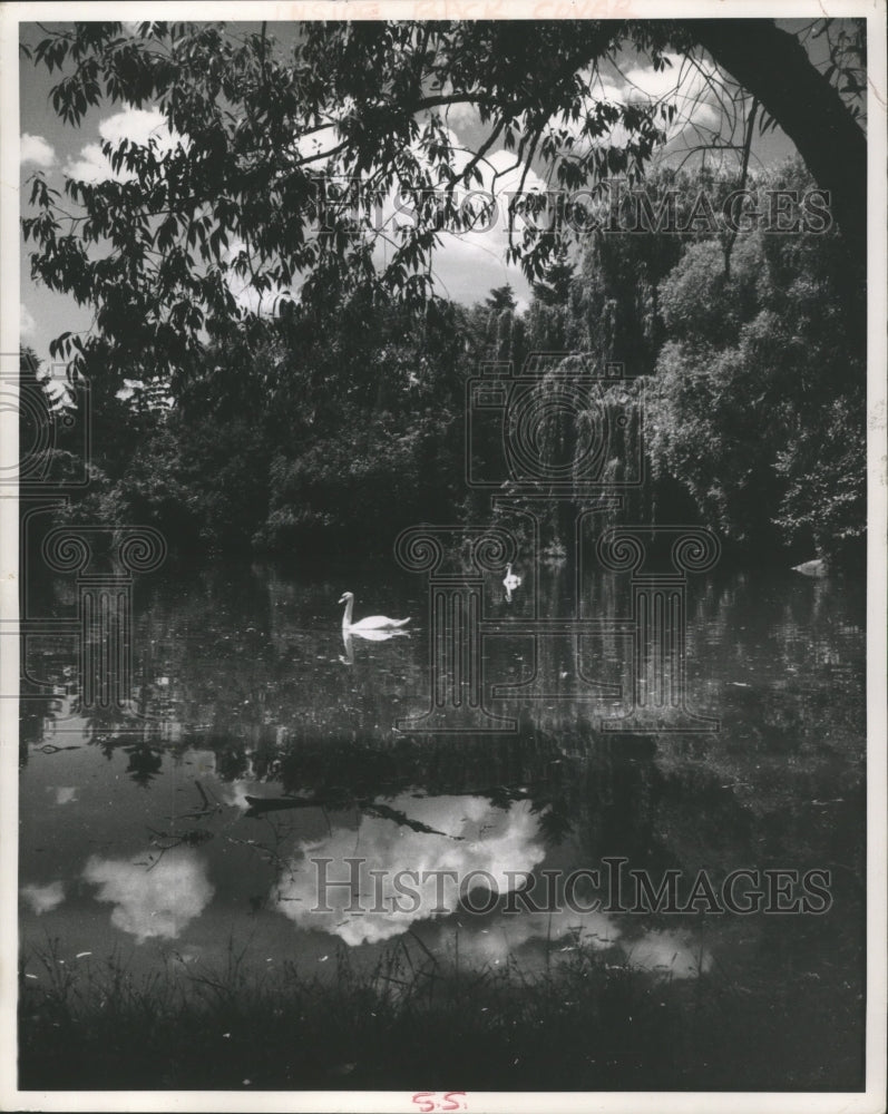 1960 Press Photo Scenic view of Grant Park Milwaukee - mjb26930 - Historic Images