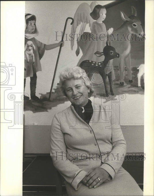 1982 Press Photo Helen Grant, Director of the Happy Times Nursery in Wisconsin - Historic Images