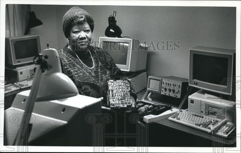 1993 Press Photo Betty Martin Ran the Hope Training Center in Milwaukee - Historic Images