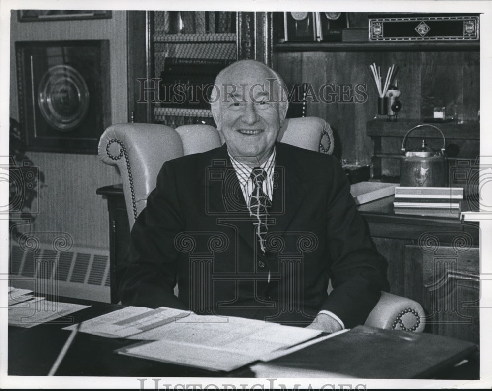 1974 Press Photo Ben Marcus, President of Marcus Corporation, Milwaukee-Historic Images