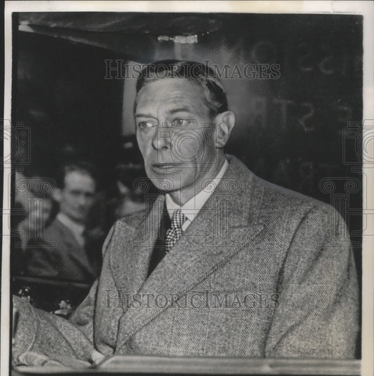 1951 Press Photo King George of England in London - mjb27595 - Historic Images