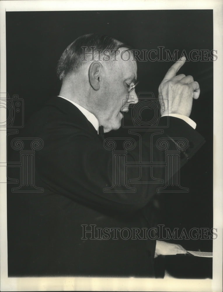1937 Press Photo President of American Federation of Labor, William Green- Historic Images
