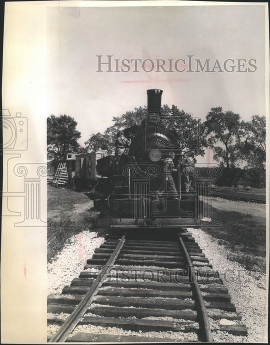 1966 Press Photo Cub Scouts at the National Railway Museum in Wisconsin-Historic Images