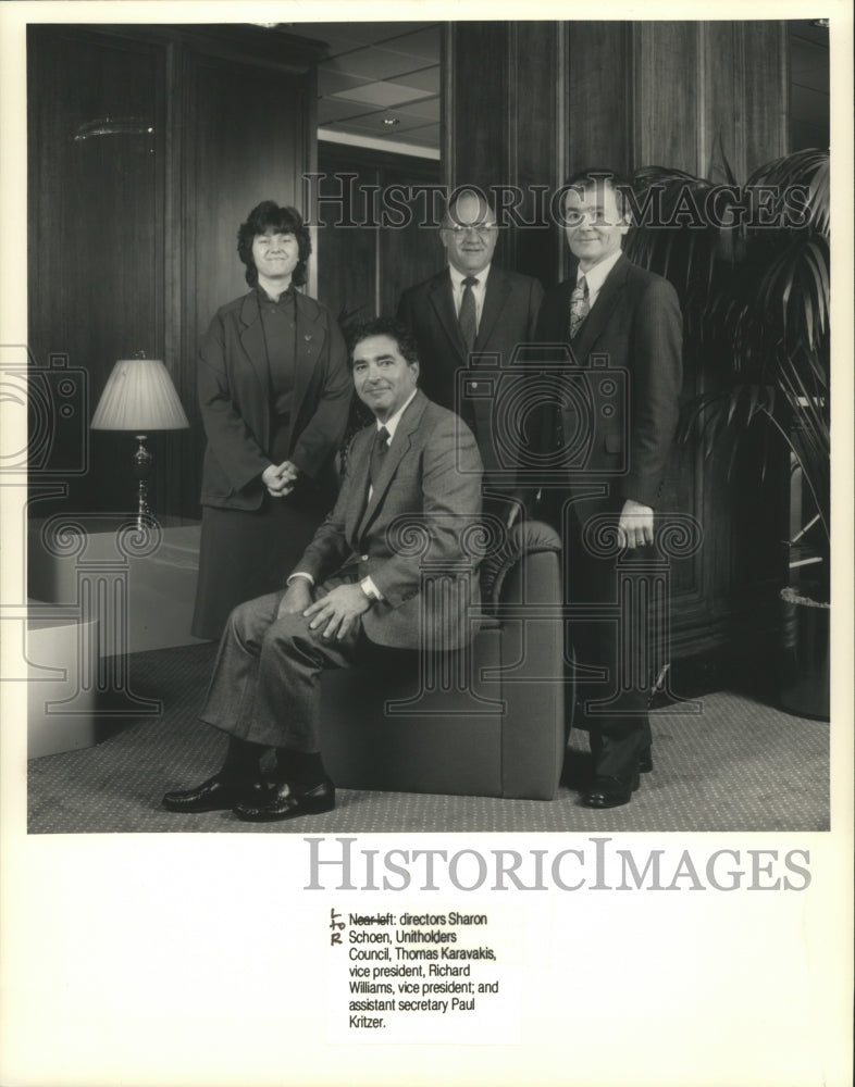 1986 Press Photo Milwaukee Journal Board of Directors - mjb28023 - Historic Images