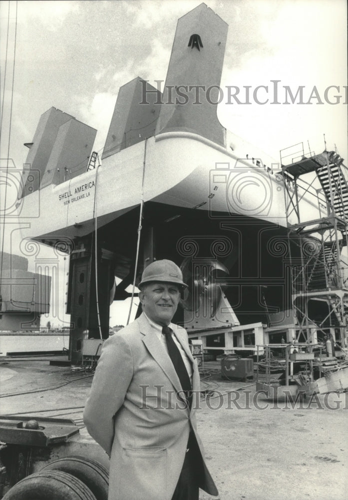 1983 Roger Dersha, President of Merinette Marine Corporation-Historic Images
