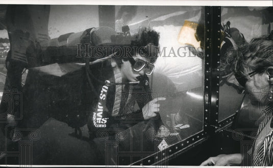 1993 Scuba Diver Diana Jacobsen at the Miller Maritime Festival-Historic Images