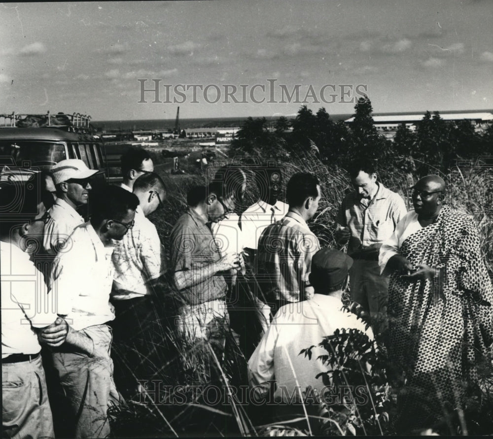 1959 Press Photo Members of Foreign Service at a Seminar in Tema Township Area - Historic Images