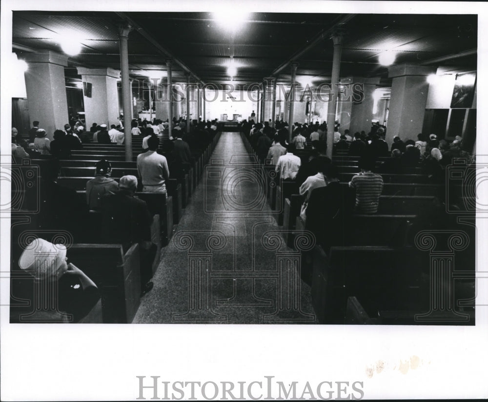 1963 Mass at the lower church of the Gesu in Milwaukee, Wisconsin-Historic Images