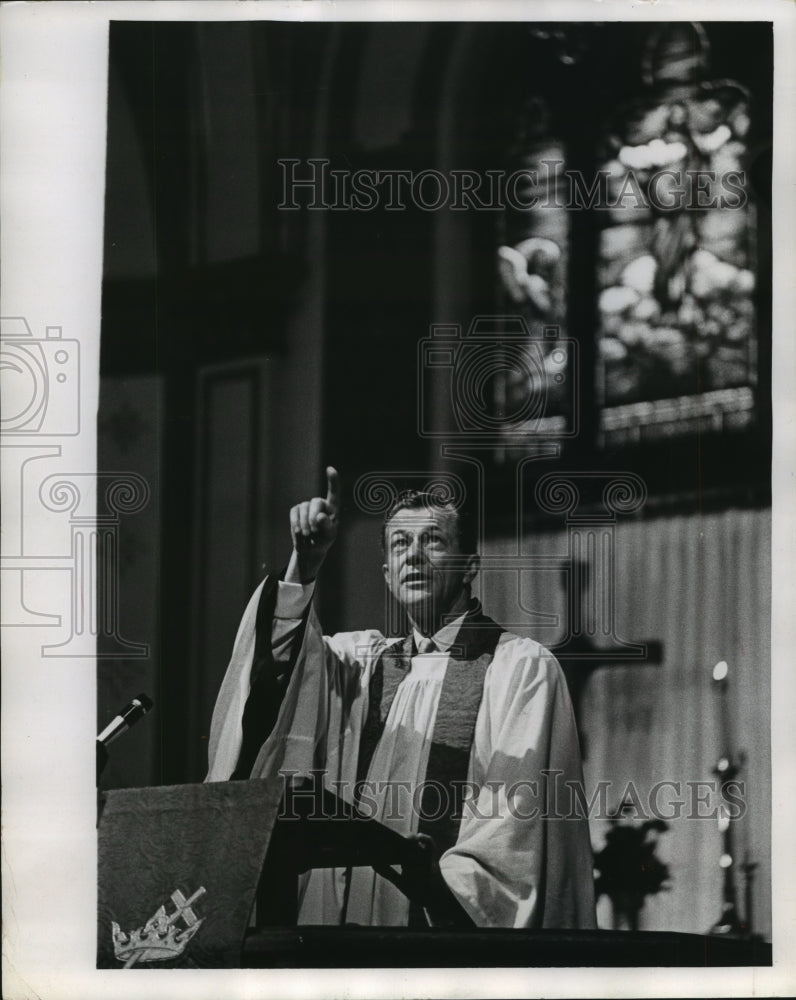 1970 Press Photo Reverend A. Reuben Gornitzka, guest speaker, Milwaukee.-Historic Images