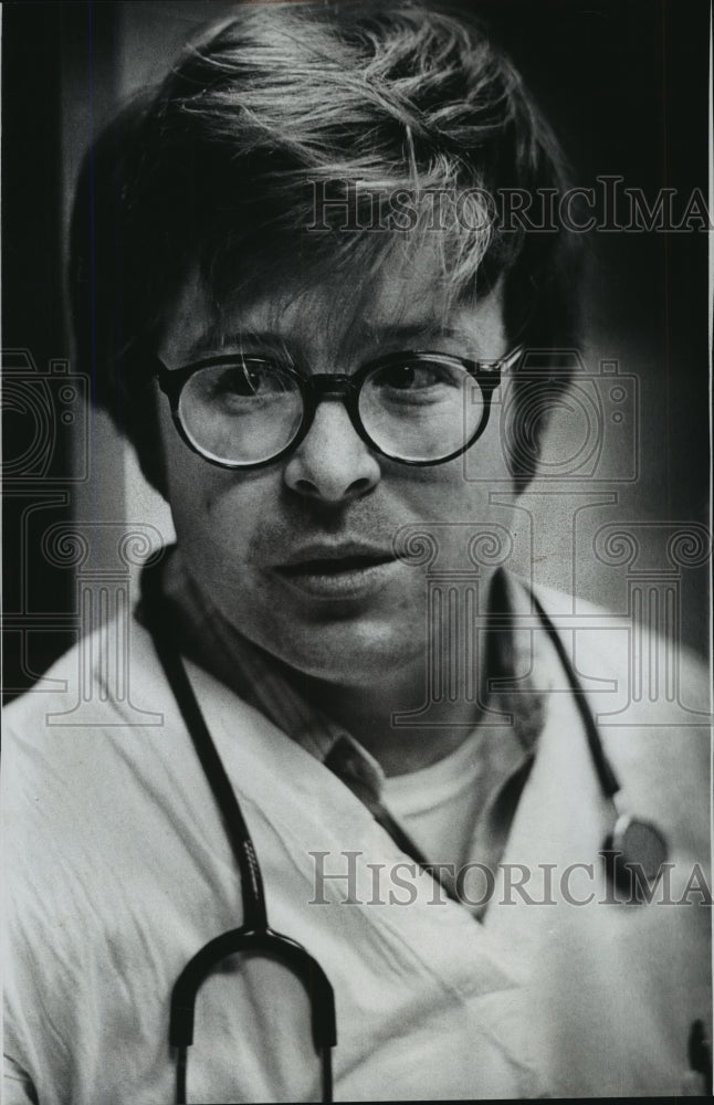 1979 Press Photo John C. Glaspey, Pediatrician, Medical College of Wisconsin. - Historic Images