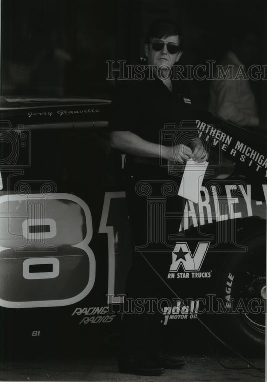 1993 Press Photo Race Car Driver Jerry Glanville - mjb29159 - Historic Images