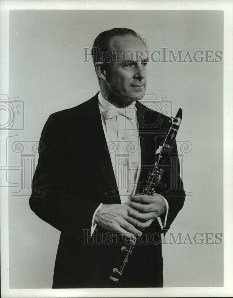 1984 Press Photo David Glazer Clarinetist - Historic Images