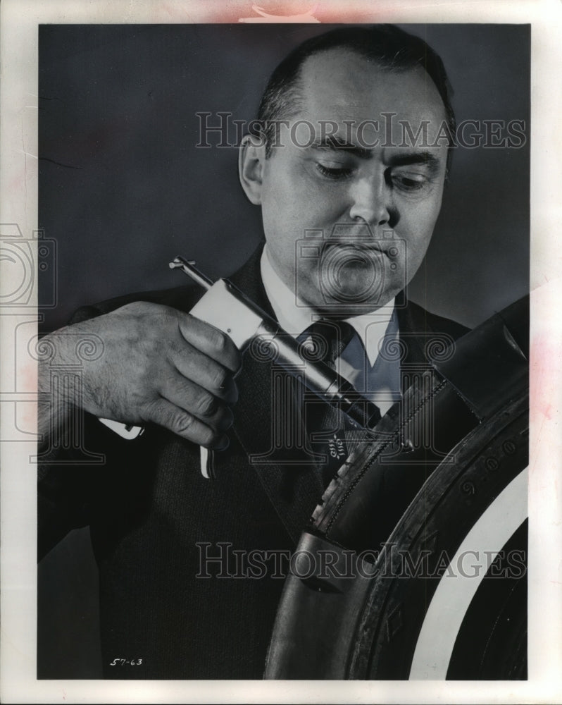 1963 Press Photo &quot;Rapid Gun&quot; by the Goodyear Tire &amp; Rubber Company - mjb29271 - Historic Images