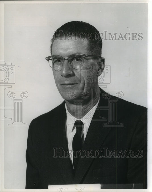 1966 Press Photo Henry E. Goeden, Radio Employee Twenty Five Year Club - Historic Images