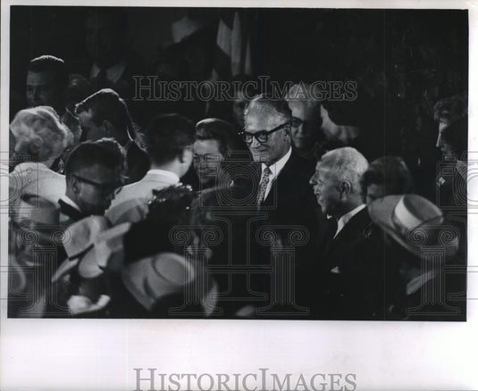 1964 Senator Barry Goldwater Shakes Supporters Hands at Reception-Historic Images