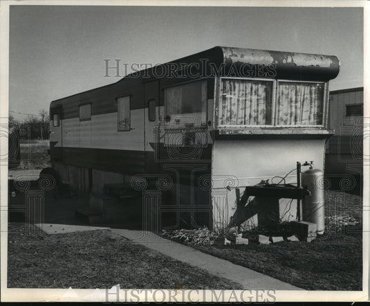 1965 Press Photo Robin Graff Home - Two Bedroom Trailer in Kenosha - mjb30183 - Historic Images
