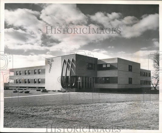 1961 Press Photo Manitowoc county nursing home, Manitowoc, Wisconsin.-Historic Images