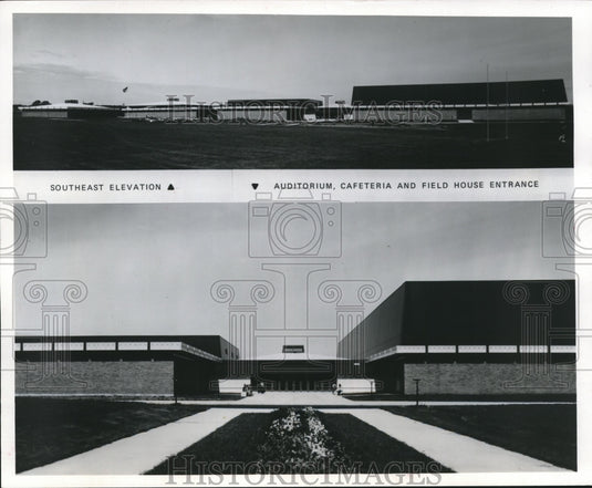 1970 Press Photo Marshfield High School, Marshfield, Wisconsin - mjb30474 - Historic Images