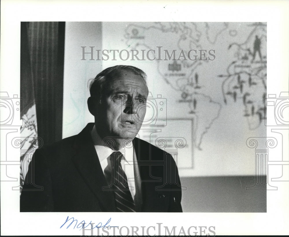 1982 Press Photo United States Army Secretary John O. Marsh - mjb30489 - Historic Images