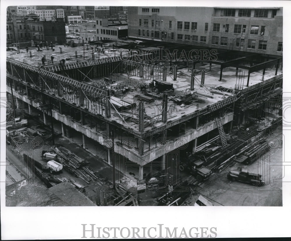 1961 Press Photo Milwaukee Journal building new addition, Milwaukee, Wisconsin-Historic Images