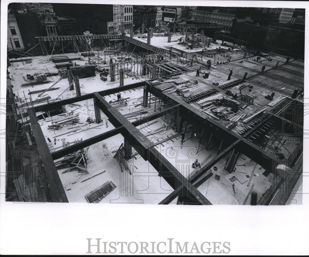 1961 Press Photo Milwaukee Journal building construction, Milwaukee, Wisconsin-Historic Images