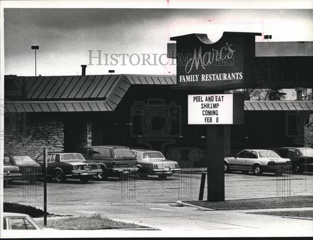 1989 Press Photo Marc&#39;s Big Boy Corporation without Big Boy sign - mjb30748 - Historic Images