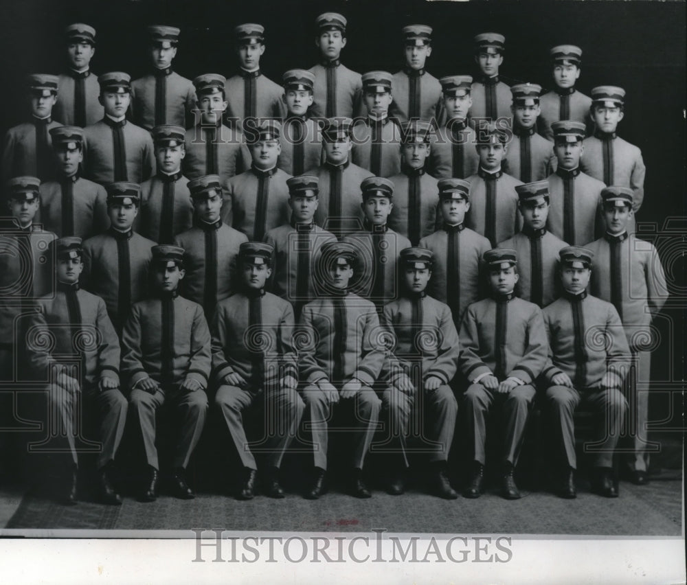 1966 Press Photo No girls in the 1910-&#39;11 Marquette University band - mjb30883-Historic Images