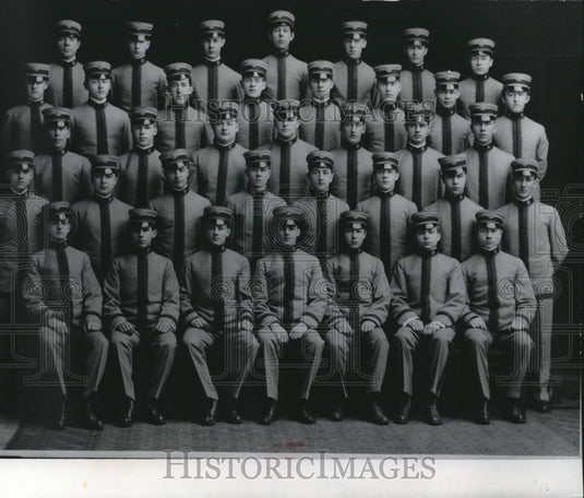 1966 Press Photo No girls in the 1910-'11 Marquette University band - mjb30883-Historic Images