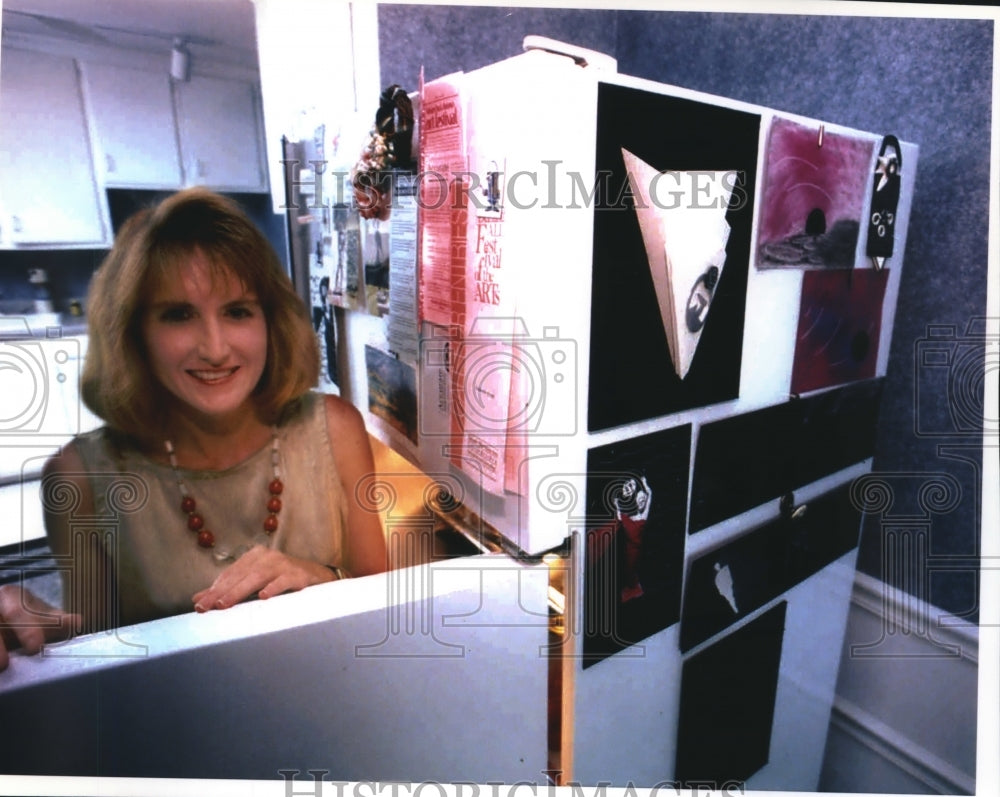 1993 Kim Mathis, tutor and artist in Winter Park, Florida - Historic Images