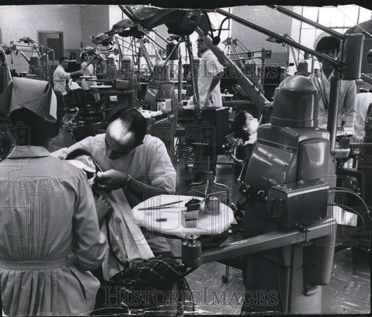 1961 Press Photo Marquette University School of Dentistry, Wisconsin - mjb31011-Historic Images