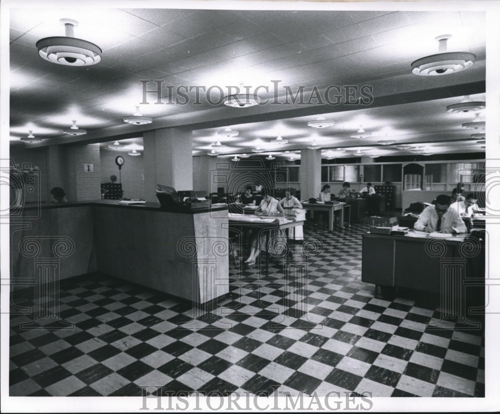 1960 Press Photo New Circulation Office at the Milwaukee Journal Annex-Historic Images
