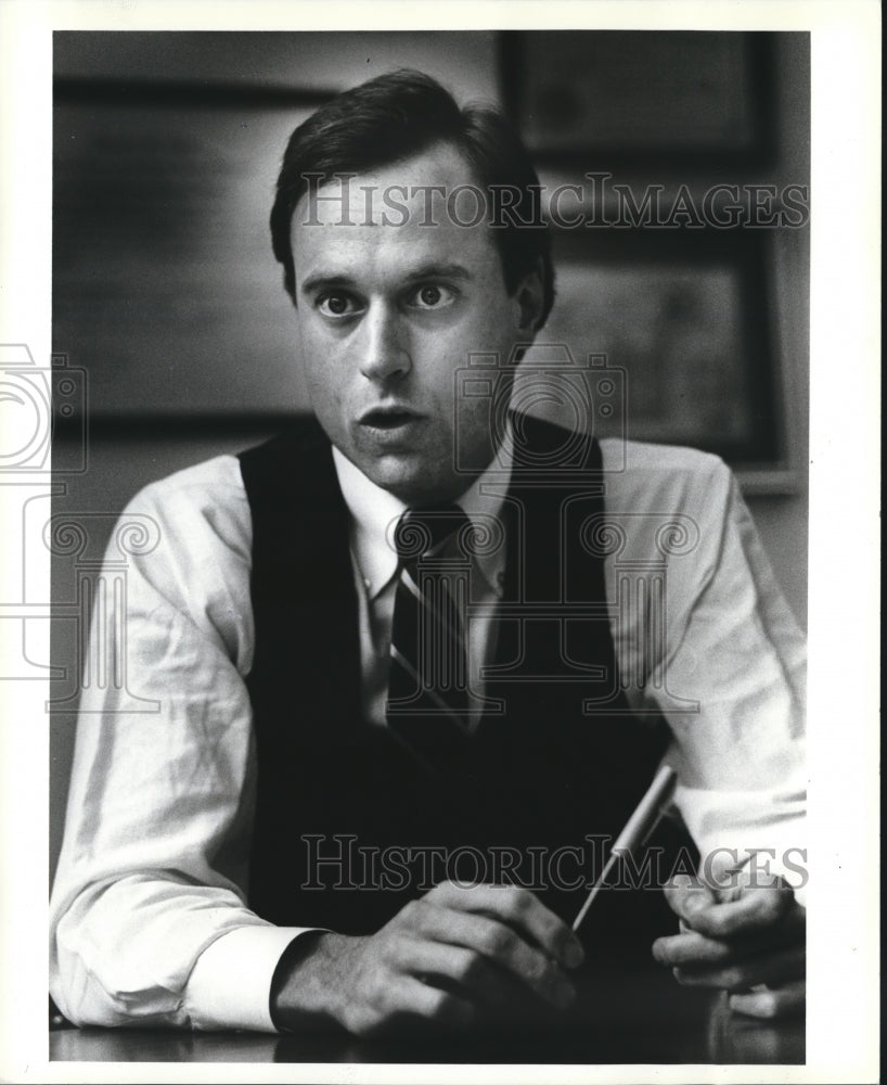 1981 Press Photo Thomas E. Martin fights organized crime in Milwaukee - Historic Images